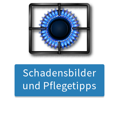 Illustration Gasherdplatte mit Flamme